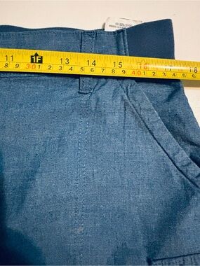 Lee women Navy Cargo Shorts with Side Flap Pocket